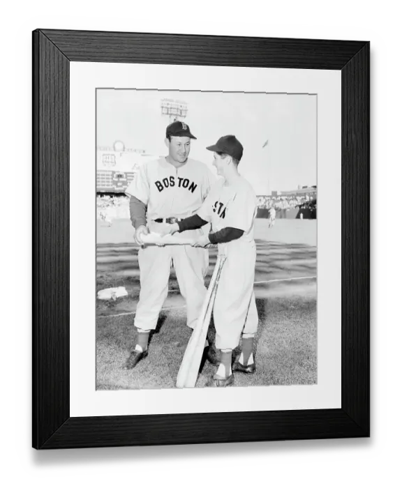 Framed Print : Rudy York Gives Baseball Bat A Polish Framed Print : Rudy York Gives Baseball Bat A Polish