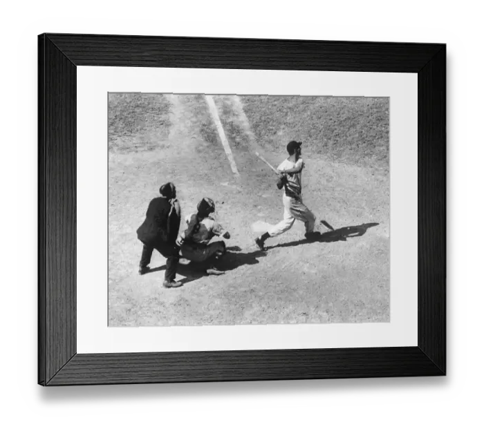 Framed Print : Ted Williams @ End Of Baseball Swing Framed Print : Ted Williams @ End Of Baseball Swing