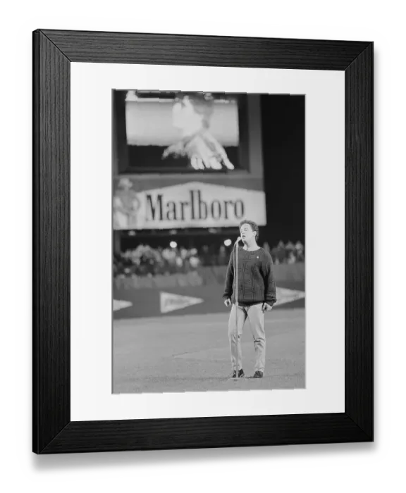 Framed Print : Billy Joel Singing National Anthem Framed Print : Billy Joel Singing National Anthem