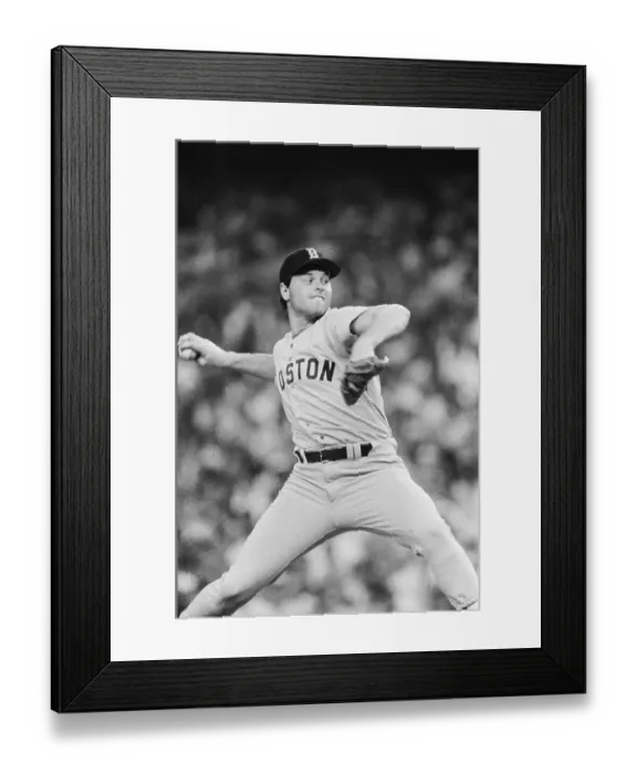 Framed Print : Roger Clemens in Pitching Position