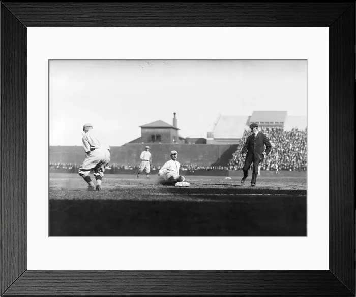 Framed Print : Baseball Action with Red Sox Player Framed Print : Baseball Action with Red Sox Player