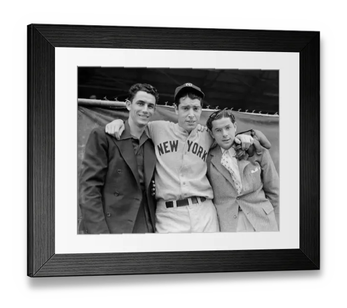 Framed Print : The DiMaggio Brothers Framed Print : The DiMaggio Brothers
