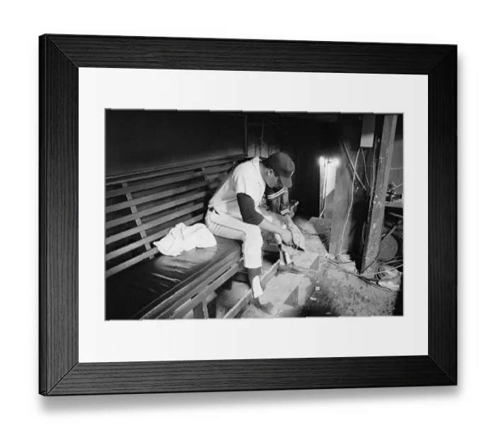 Framed Print : Earl Wilson Sitting Alone Framed Print : Earl Wilson Sitting Alone