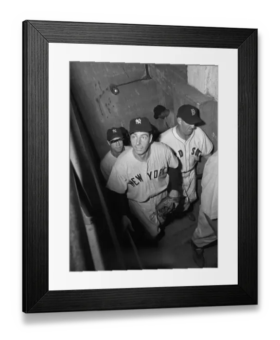 Framed Print : Joe DiMaggio After Game Framed Print : Joe DiMaggio After Game