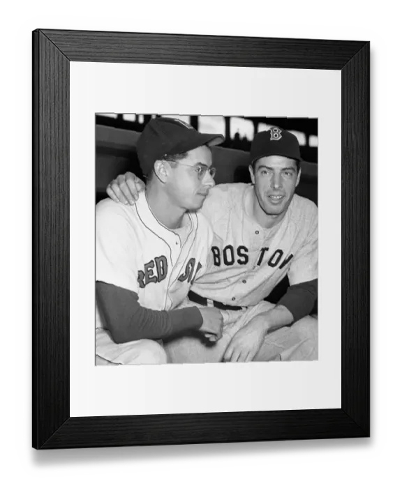 Framed Print : Portrait of Joe and Dom DiMaggio Framed Print : Portrait of Joe and Dom DiMaggio