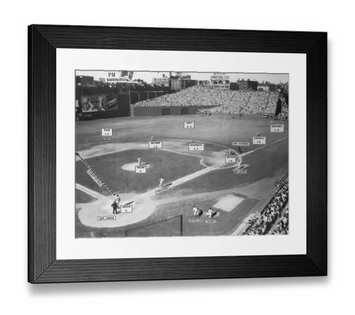 Framed Print : Diagram on Actual Field Plays Framed Print : Diagram on Actual Field Plays