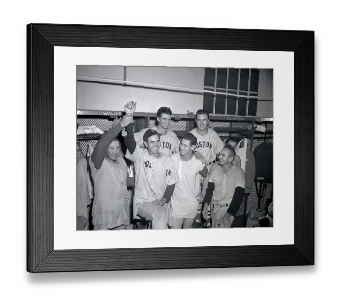 Framed Print : Ted Williams with Others Framed Print : Ted Williams with Others