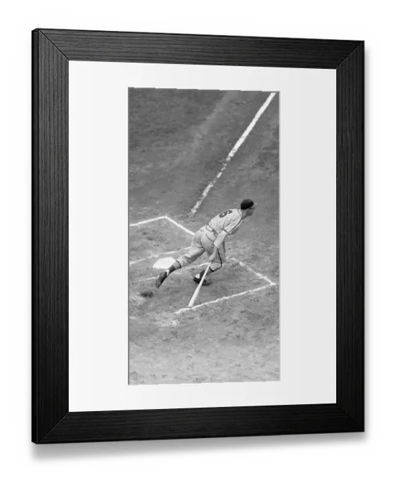 Framed Print : Stan Musial Dropping Bat To Run