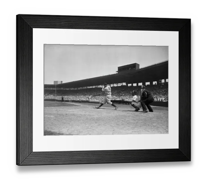 Framed Print : Manager Batting For The Yankees Framed Print : Manager Batting For The Yankees