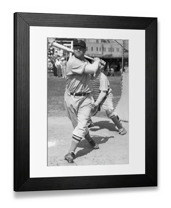 Framed Print : Jimmy Foxx Batting Framed Print : Jimmy Foxx Batting