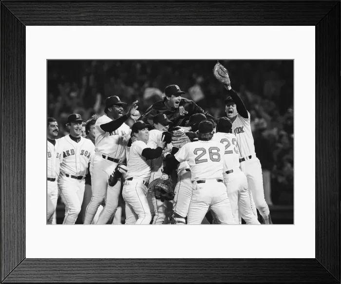 Framed Print : Red Sox Celebrating Pennant Victory Framed Print : Red Sox Celebrating Pennant Victory