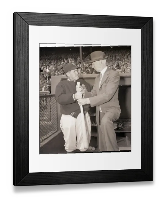 Framed Print : Manager's Joe McCarthy and Connie Mack Framed Print : Manager's Joe McCarthy and Connie Mack