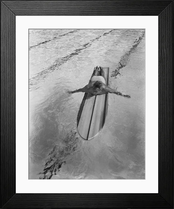 Framed Print : Man on Paddle Board Framed Print : Man on Paddle Board