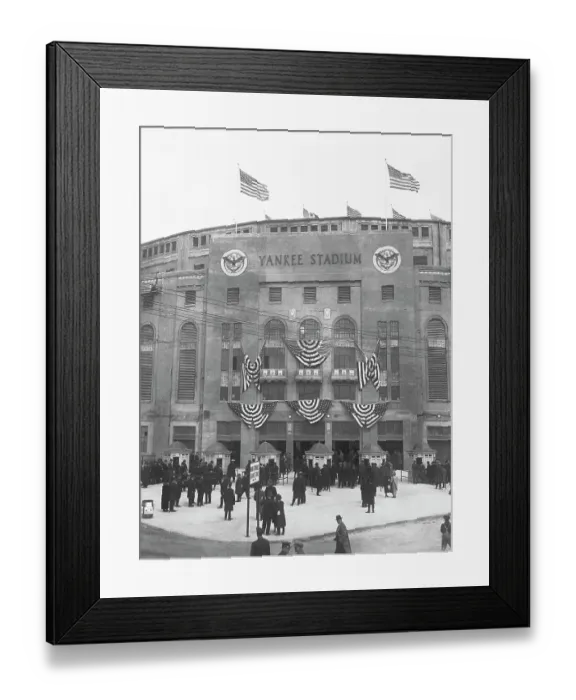 Framed Print : Opening Day for Yankee Stadium in New York Framed Print : Opening Day for Yankee Stadium in New York