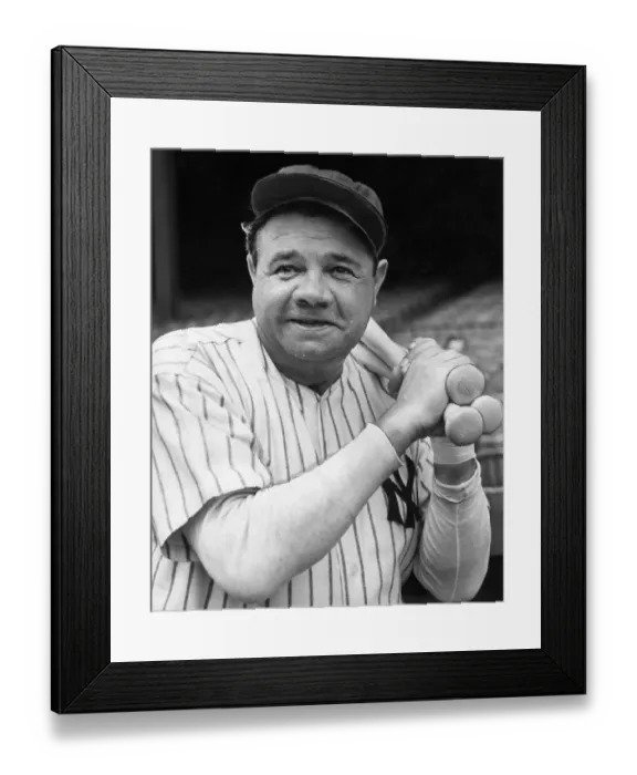 Framed Print : New York Yankee Babe Ruth Framed Print : New York Yankee Babe Ruth