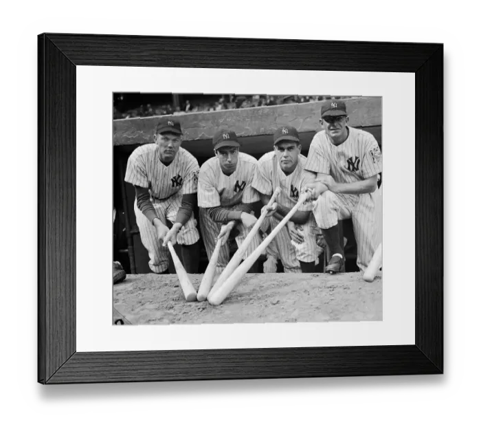 Framed Print : Yankee Sluggers Framed Print : Yankee Sluggers