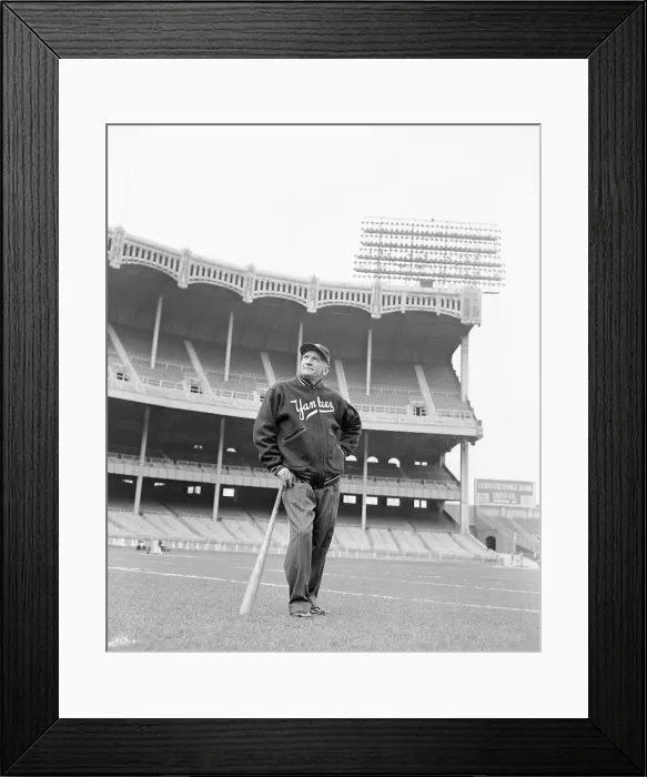 Framed Print : Portrait of Casey Stengel Framed Print : Portrait of Casey Stengel