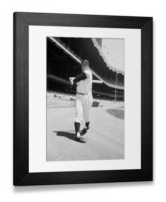 Framed Print : Roger Maris Warming Up Framed Print : Roger Maris Warming Up