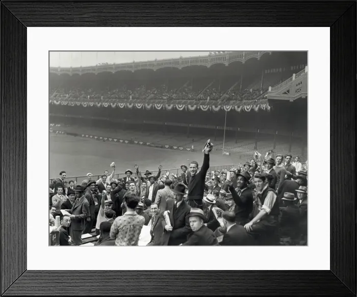 Framed Print : View of Bleachers at Yankee Stadium Framed Print : View of Bleachers at Yankee Stadium