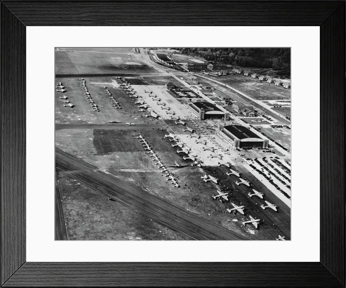 Framed Print : Aerial View of Bolling Field 1939 Framed Print : Aerial View of Bolling Field 1939