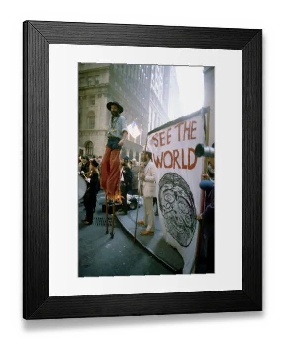 Framed Print : Wall Street Protest Framed Print : Wall Street Protest
