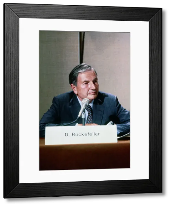 Framed Print : David Rockefeller