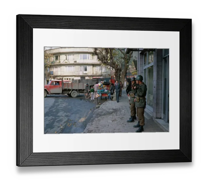 Framed Print : Soldiers In Istanbul Framed Print : Soldiers In Istanbul