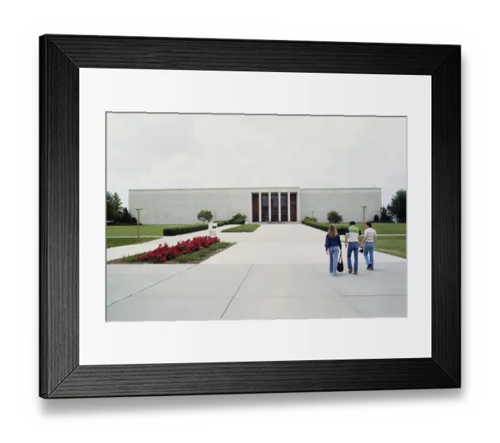 Framed Print : Dwight D Eisenhower Presidential Library