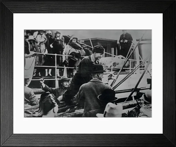 Framed Print : Charles de Gaulle Visiting Ship Framed Print : Charles de Gaulle Visiting Ship