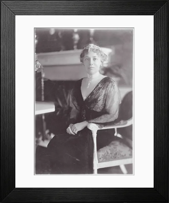 Framed Print : First Lady Helen Taft Posing in Fashionable Attire Framed Print : First Lady Helen Taft Posing in Fashionable Attire
