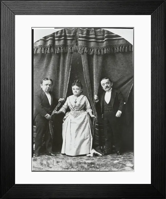 Framed Print : Midgets in Evening Wear