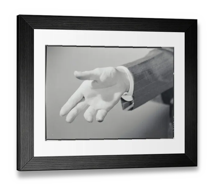 Framed Print : Man Reaching Hand Out Framed Print : Man Reaching Hand Out