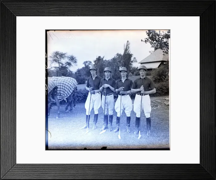 Framed Print : Harvard Polo Team Framed Print : Harvard Polo Team