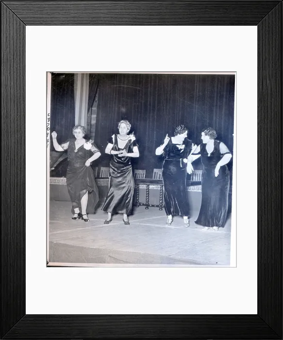 Framed Print : Jitterbug Dance Contestants Framed Print : Jitterbug Dance Contestants