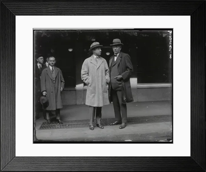 Framed Print : Leopold Stokowski and Richard Strauss Framed Print : Leopold Stokowski and Richard Strauss