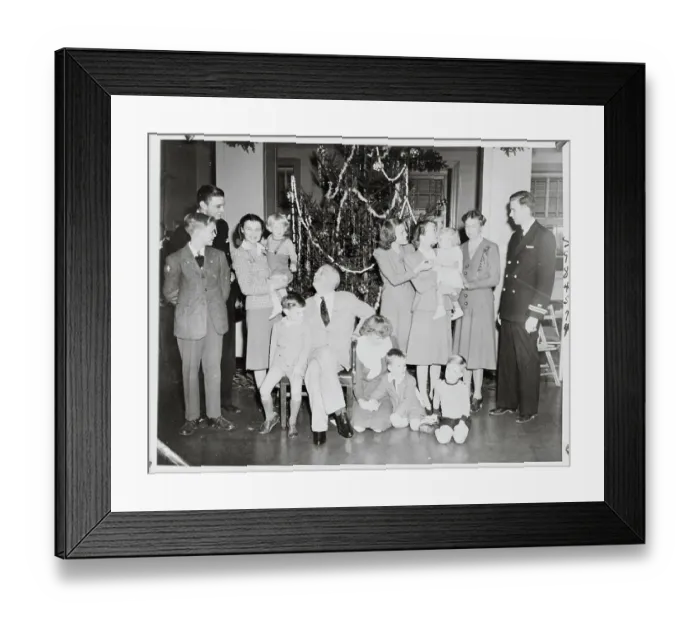 Framed Print : Franklin Roosevelt Family Portrait
