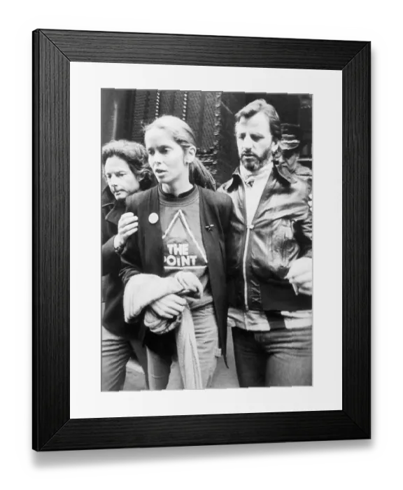 Framed Print : Ringo Starr and Barbara Bach Framed Print : Ringo Starr and Barbara Bach