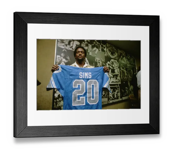 Framed Print : Billy Sims Framed Print : Billy Sims