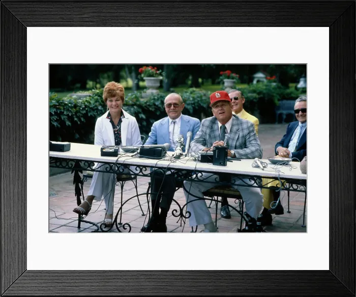 Framed Print : Gussie Busch And Whitey Herzog Framed Print : Gussie Busch And Whitey Herzog