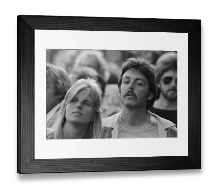 Framed Print : Paul and Linda McCartney Framed Print : Paul and Linda McCartney