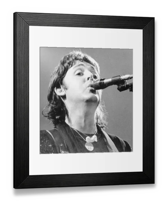Framed Print : Paul McCartney Performing Framed Print : Paul McCartney Performing