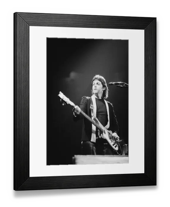 Framed Print : Paul McCartney Performing