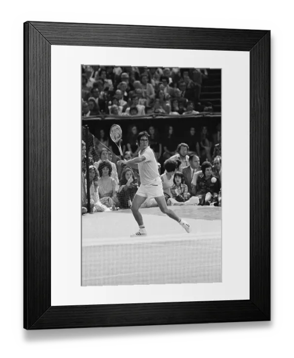 Framed Print : Bobby Riggs in Action at the Astrodome Framed Print : Bobby Riggs in Action at the Astrodome