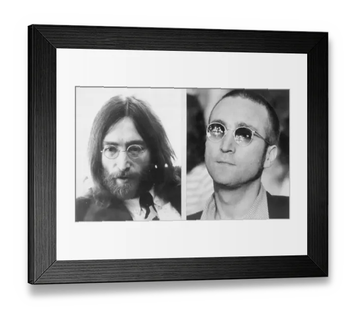 Framed Print : Portrait of Beatle John Lennon Framed Print : Portrait of Beatle John Lennon