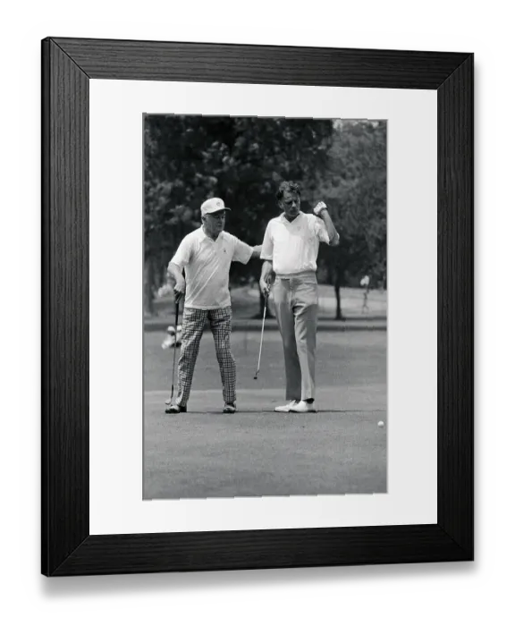 Framed Print : Bob Hope Consoles a Frustrated Billy Graham Framed Print : Bob Hope Consoles a Frustrated Billy Graham
