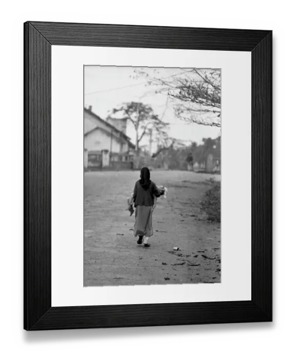 Framed Print : Woman and Injured Baby Framed Print : Woman and Injured Baby