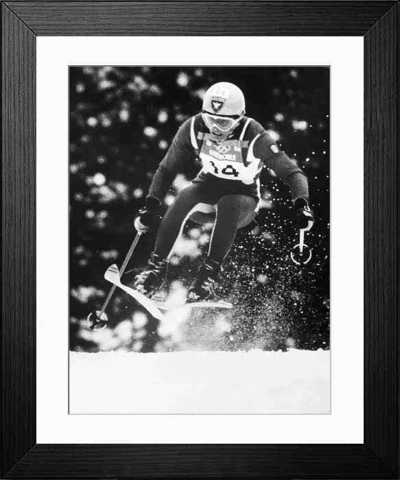 Framed Print : French Skier Jean-Claude Killy Framed Print : French Skier Jean-Claude Killy