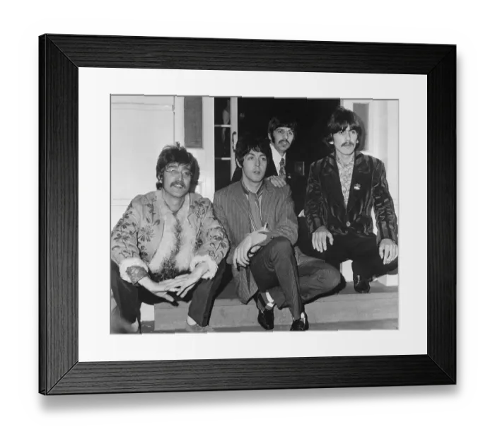 Framed Print : The Beatles at Brian Epstein's Home Framed Print : The Beatles at Brian Epstein's Home