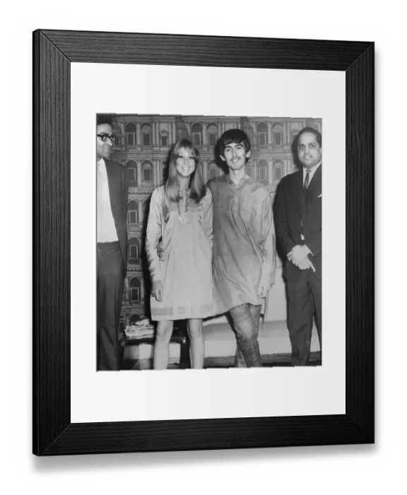 Framed Print : George Harrison and Wife Patti Boyd Harrison Framed Print : George Harrison and Wife Patti Boyd Harrison