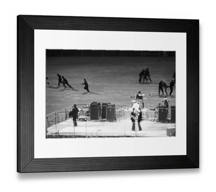 Framed Print : The Beatles in Concert